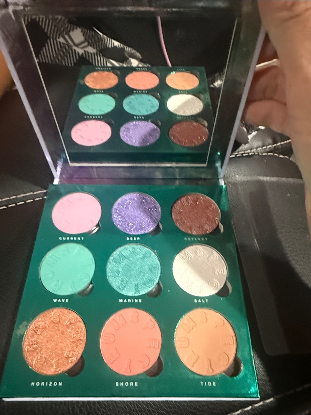 Spectrum Oceana Eyeshadow Palette - Purple, Teal, Copper colors